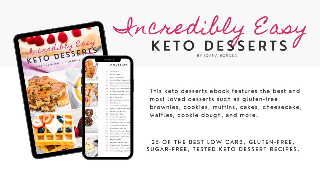 keto desserts ebook